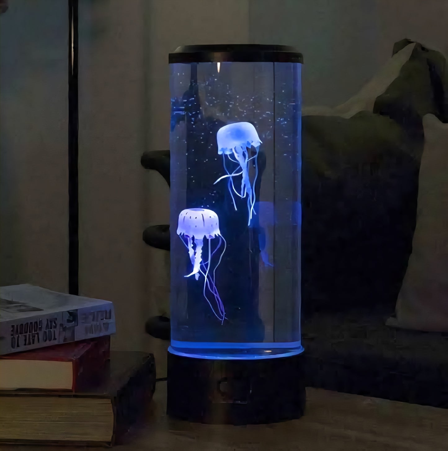 Lampara De Medusas Flotantes en agua Y Luces Led